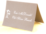 palm tree place card