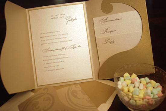 michaels wedding pocket invitation