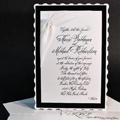 arlene segal wedding invittion